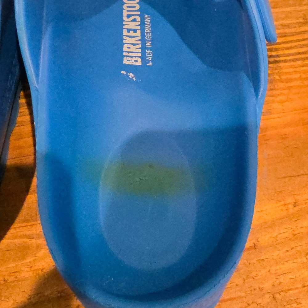 Birkenstock Mens Arizona EVA Sandals Blue Waterproof Slides Size 8 41 - Picture 6 of 12